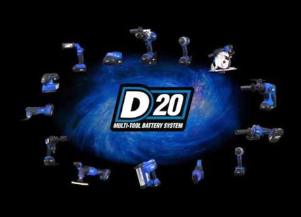 Draper D20 20V Brushless Combi Drill, 1 x 4.0Ah Battery, 1 x Fast Charger 79894 Draper - Town Tools