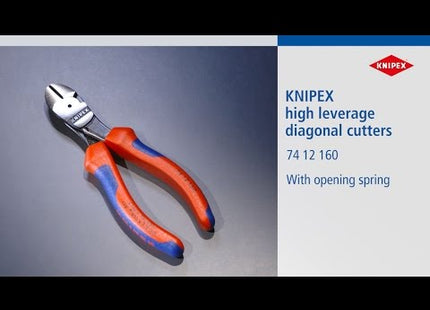 Draper Knipex 74 12 160 High Leverage Diagonal Side Cutters with Return Spring, Draper - Town Tools