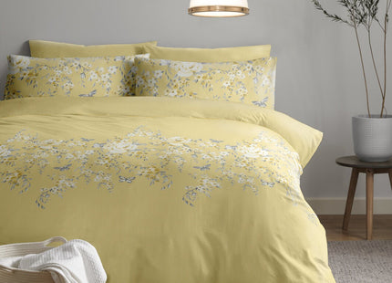 Blossom Ochre 50-50 King Duvet Cover Set
