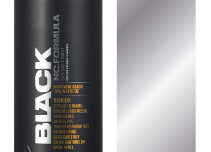 Montana Black Spray Paint 400ml - Silver Chrome BLKSILVER