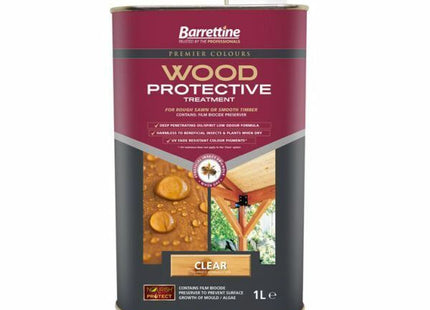 Barrettine Wood Protective Treatment Clear 1ltr
