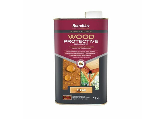 Barrettine Wood Protective Treatment Clear 1ltr