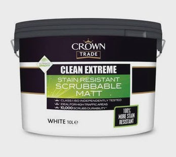 Crown Trade Clean Extreme Matt White 10L