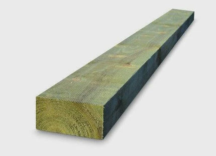 Treated Sleepers 100mm x 200mm x 2400mm Green UC4