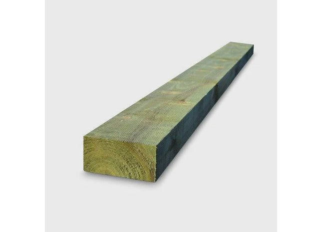 Treated Sleepers 100mm x 200mm x 2400mm Green UC4