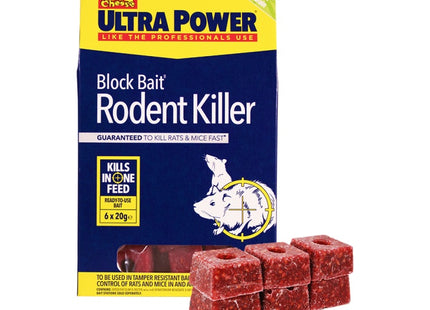 6 Ultra Power Block Bait Rodent Killer