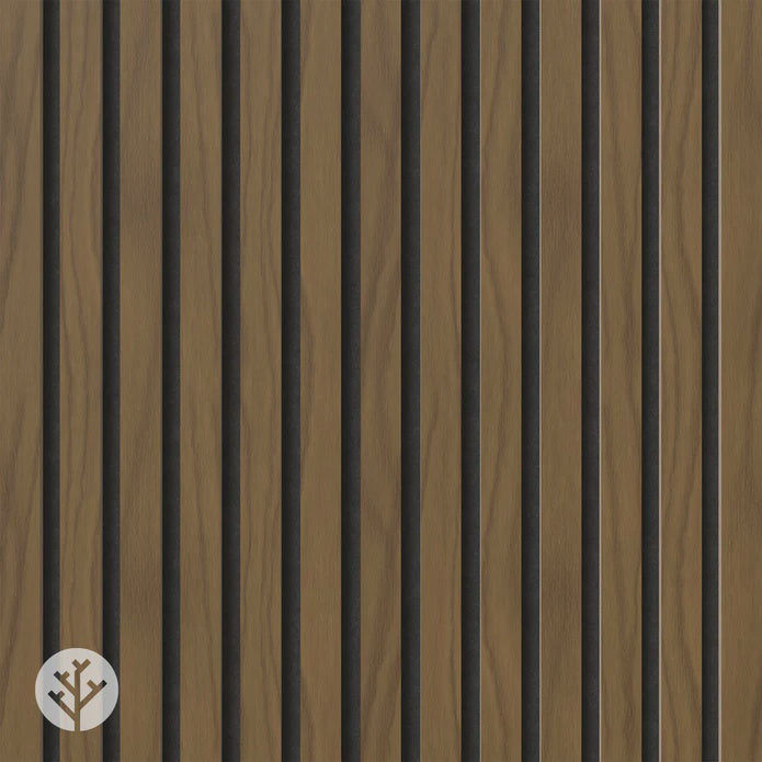 ACUPANEL Acoustic Slat Wall Panels  Walnut ( premium)