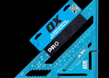OX Pro Aluminium Metric Rafters Square 300mm Set