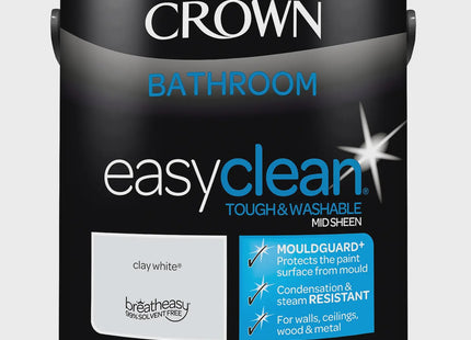 Crown Bathroom Easy clean Clay White 2.5L