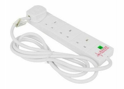 4 Gang 2 Meter Surge Protected Extension