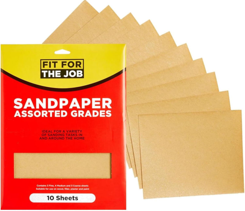 FitForTheJob 10Pc Sandpaper