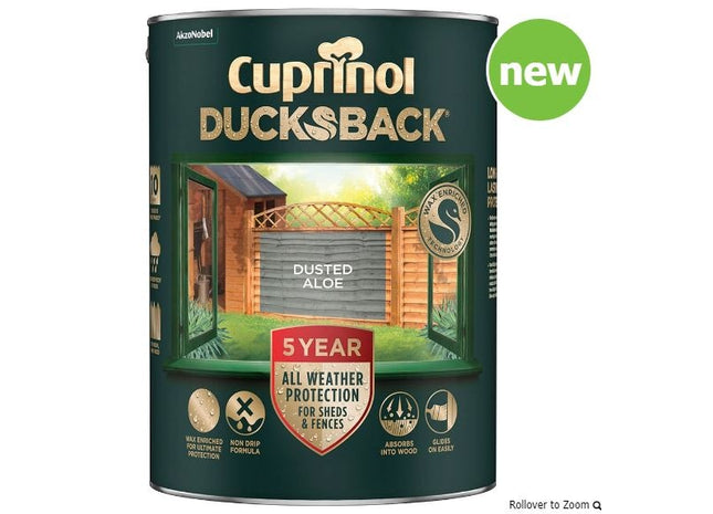 Cuprinol Ducksback Dusted Aloe 5L