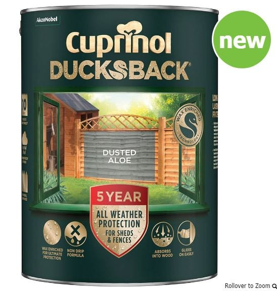 Cuprinol Ducksback Dusted Aloe 5L