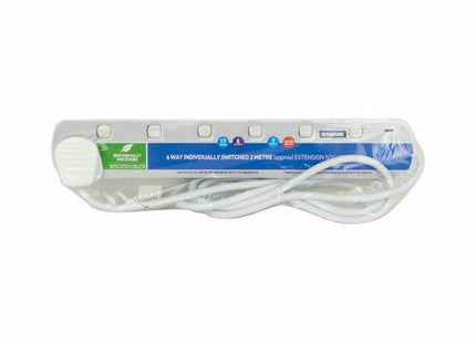 4 Socket 2M Switched Extension Lead Box