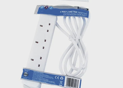 4Way 2M Extension Lead