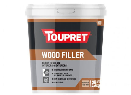Toupret Wood Filler Ready To Use 1.25Kg