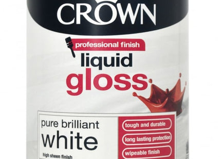 Crown Finish Liquid Gloss Pure Brilliant White 2.5L