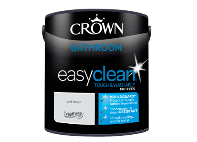 Crown Bathroom Easyclean Soft Steel 2.5L