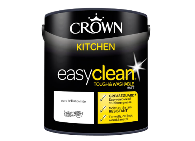 Crown Easy Clean Kitchen Pure Brilliant White 2.5L