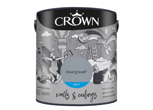 Crown Matt Blue Gravel 2.5L