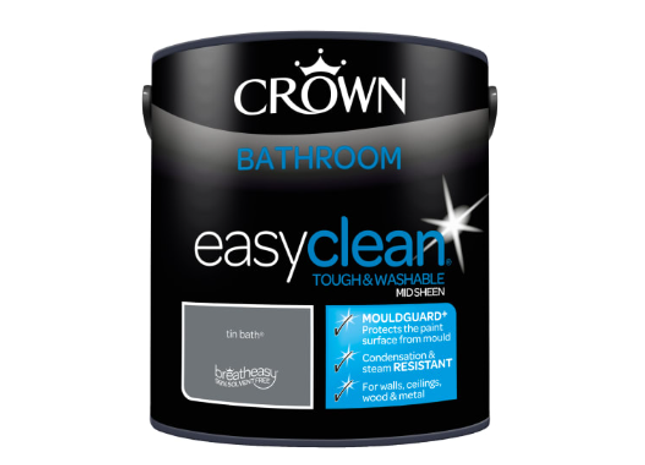 Crown Bathroom Easy Clean Tin Bath 2.5L