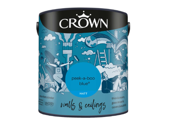 Crown Matt Peek-A-Boo Blue 2.5L