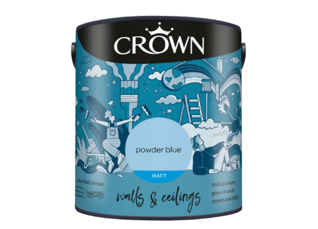Crown Matt Powder Blue 2.5l