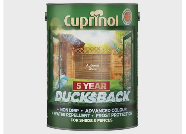 Cuprinol Ducksback Autumn Gold 5L