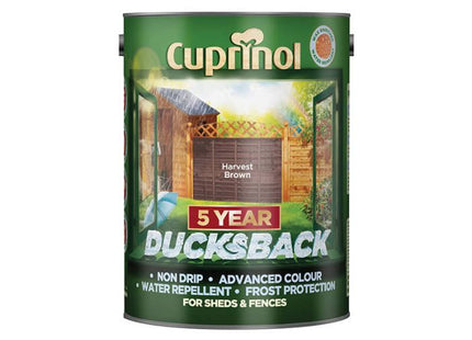 Cuprinol Ducksback Harvest Brown 5L