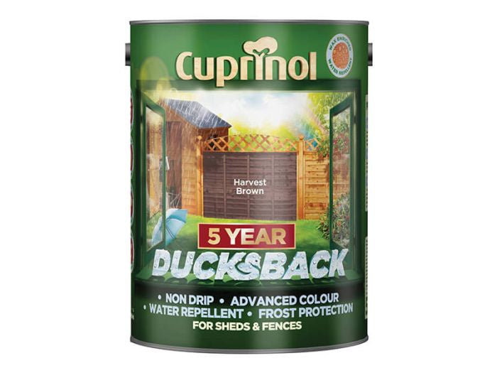 Cuprinol Ducksback Harvest Brown 5L