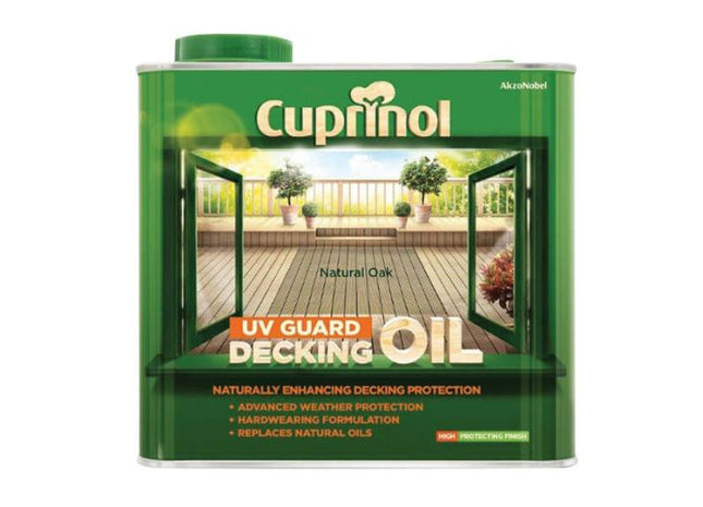 Cuprinol Uv Guard Decking Oil Oak 2.5L