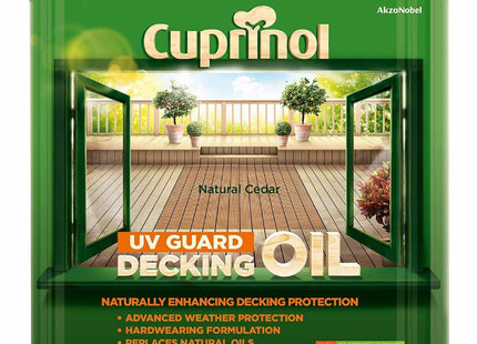 Cuprinol Uv Guard Decking Oil Teak 2.5L