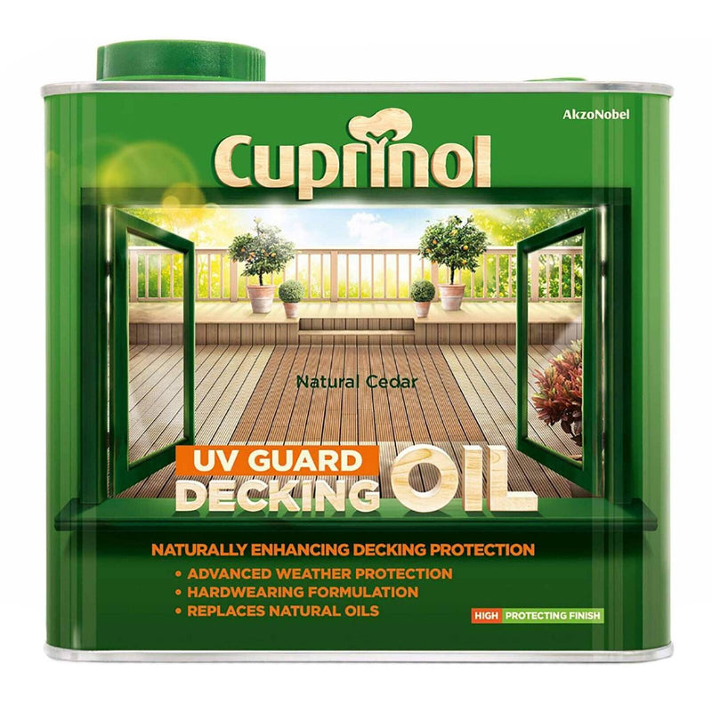 Cuprinol Uv Guard Decking Oil Teak 2.5L