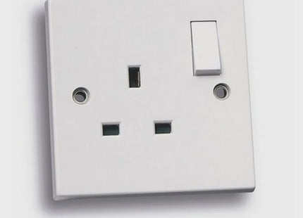Status 1 Gang Switched Wall Socket