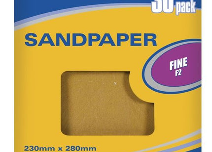Supadec 30 Pack Sandpaper Fine
